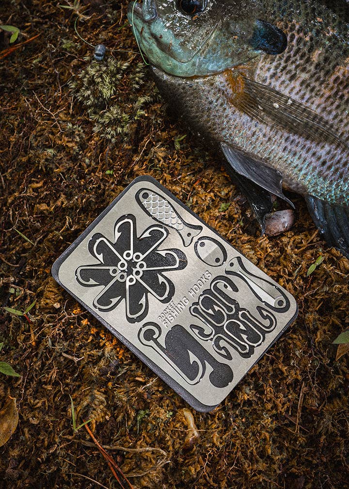 Fishing Hooks Adventure Card – Pocket Fishing Kit