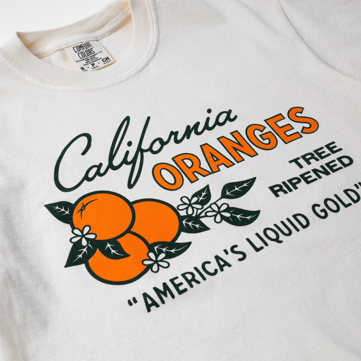 California Oranges Washed Boxy Tee