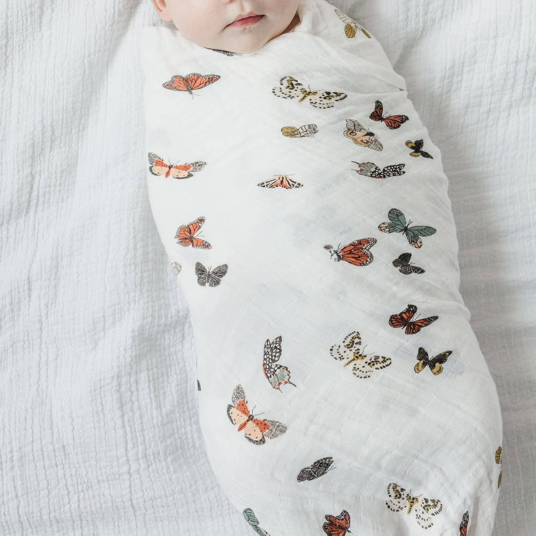 Butterfly Muslin Swaddle Blanket