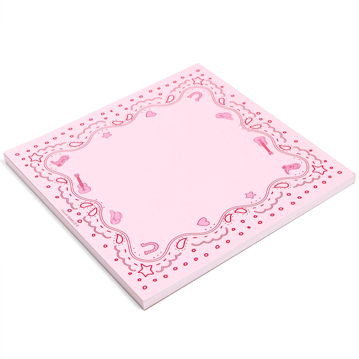 Pink Bandana Western Notepad