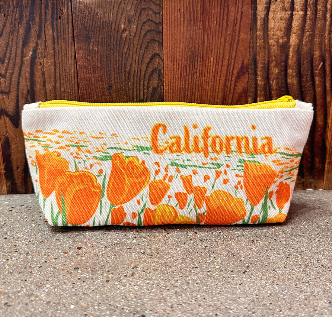 California Poppies Pencil Pouch