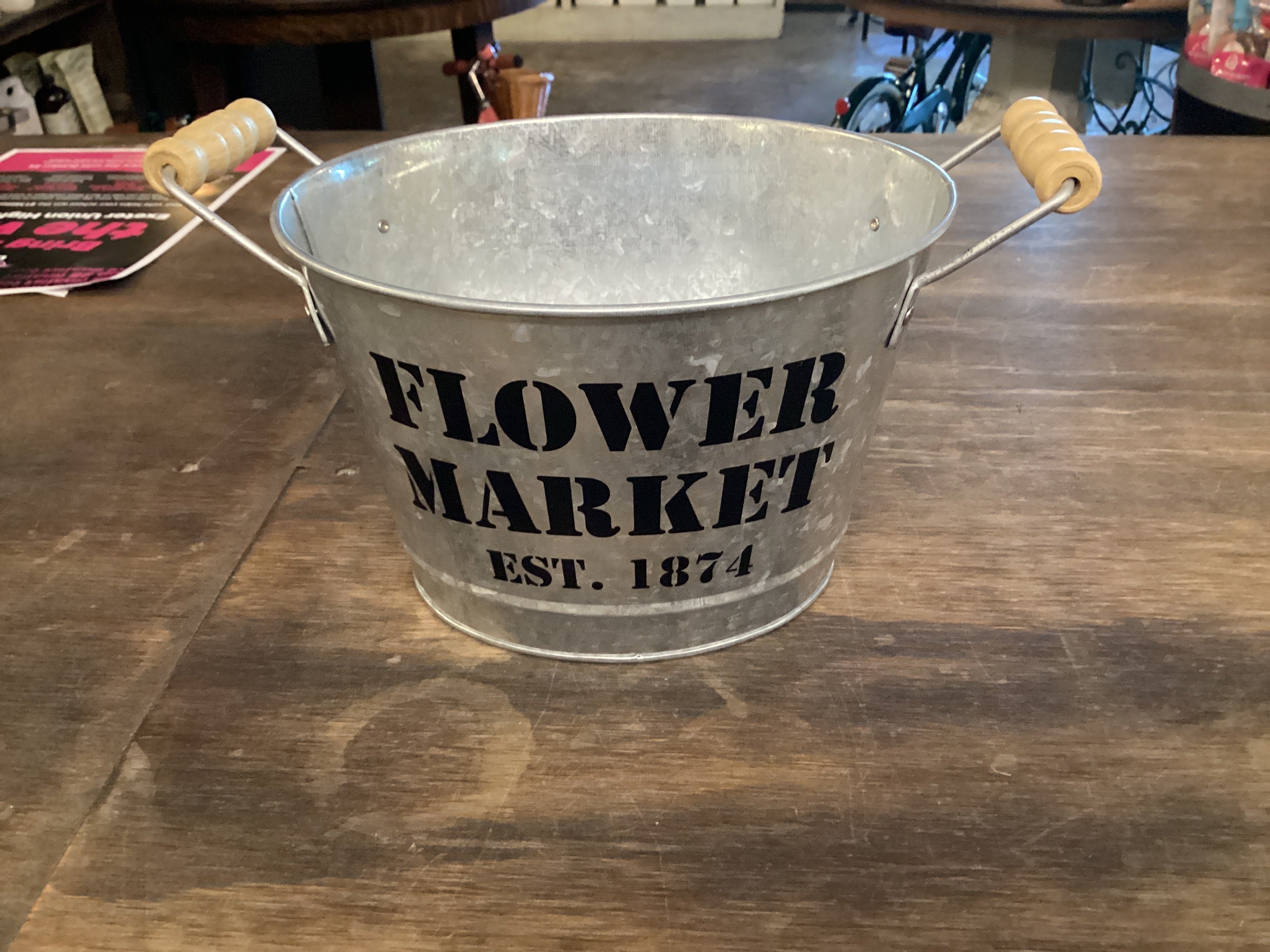 Flower market bucket
