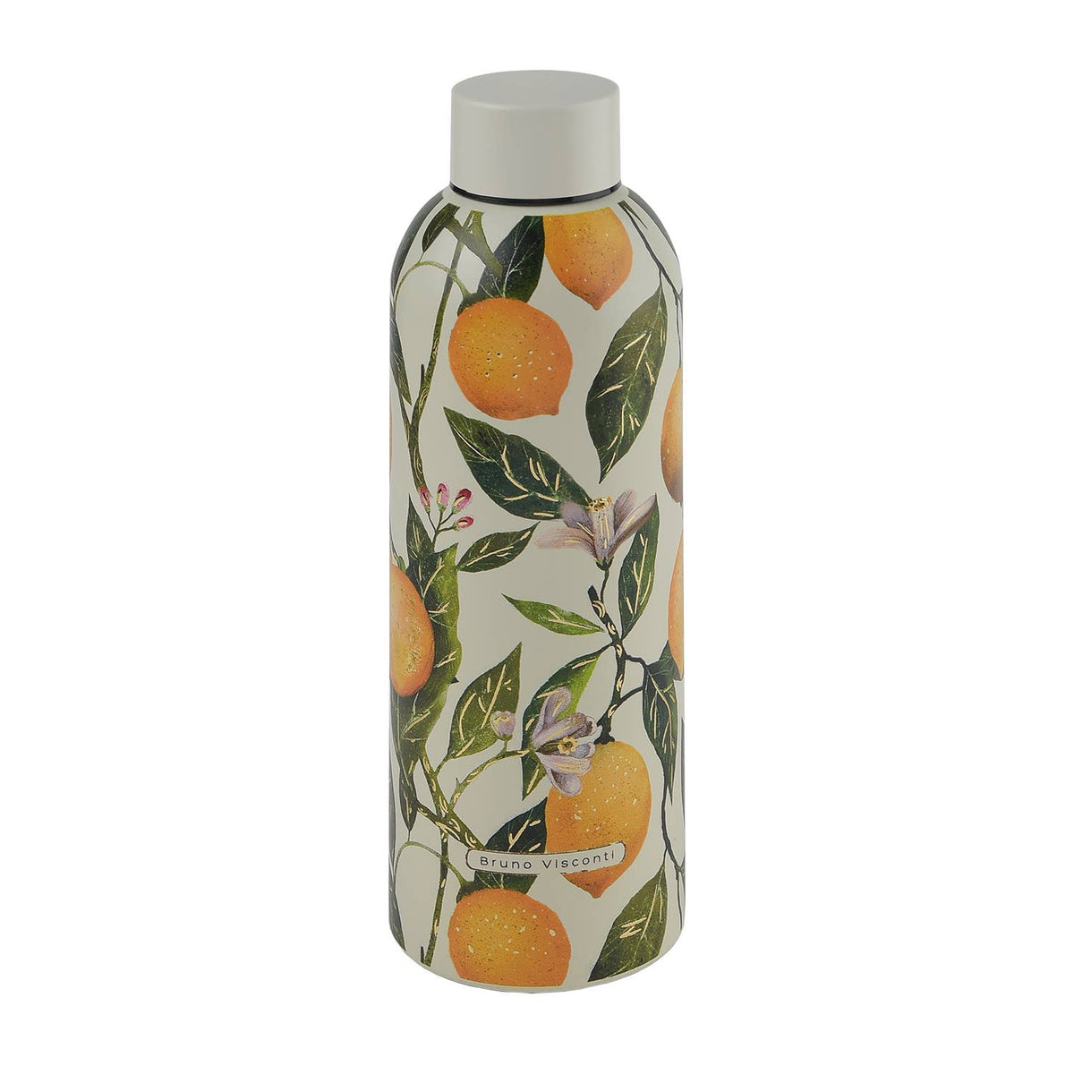Stainless Steel 16 oz. Insulated Bottle - Lemons