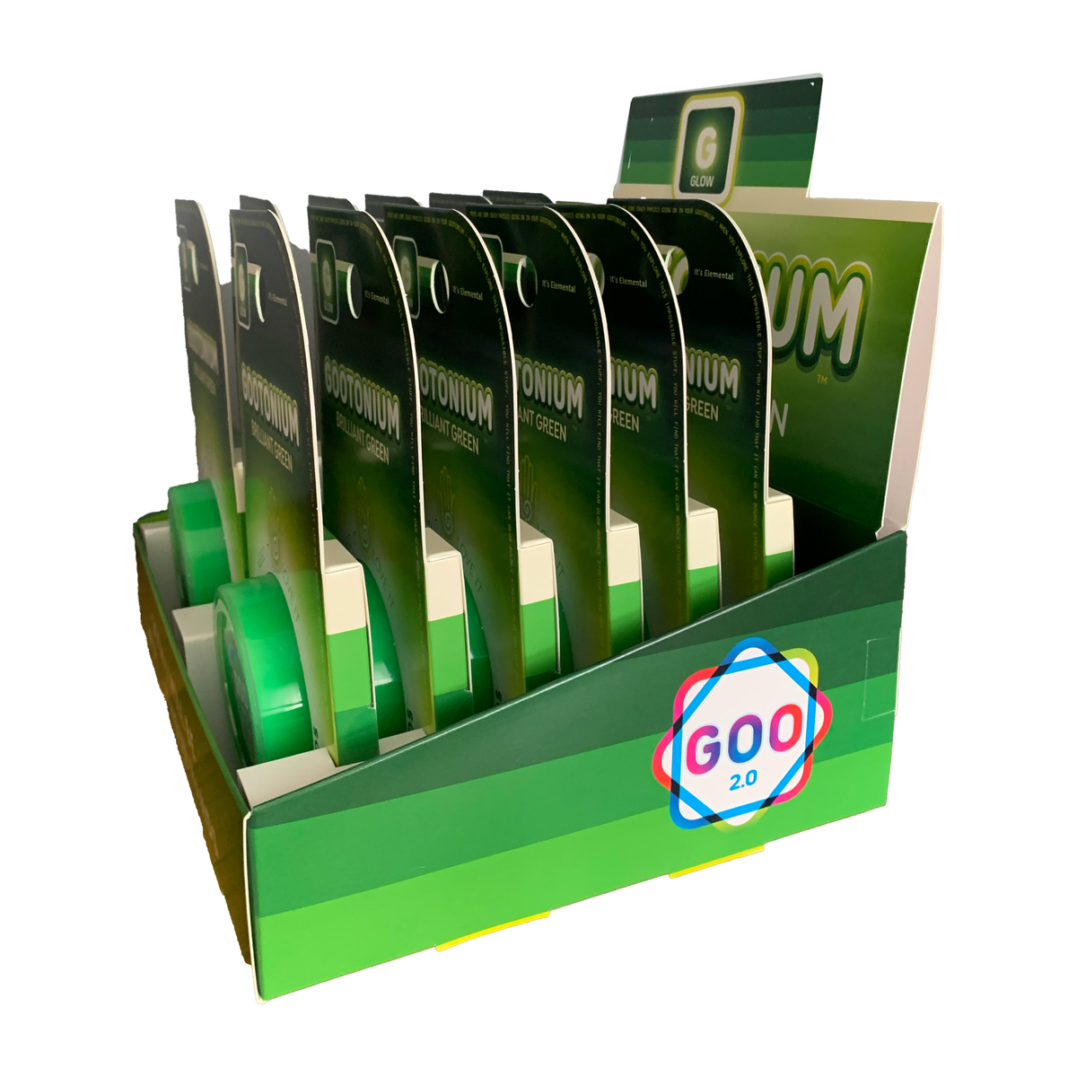 Large Gootonium: Glowing Brilliant Green putty - 50gm