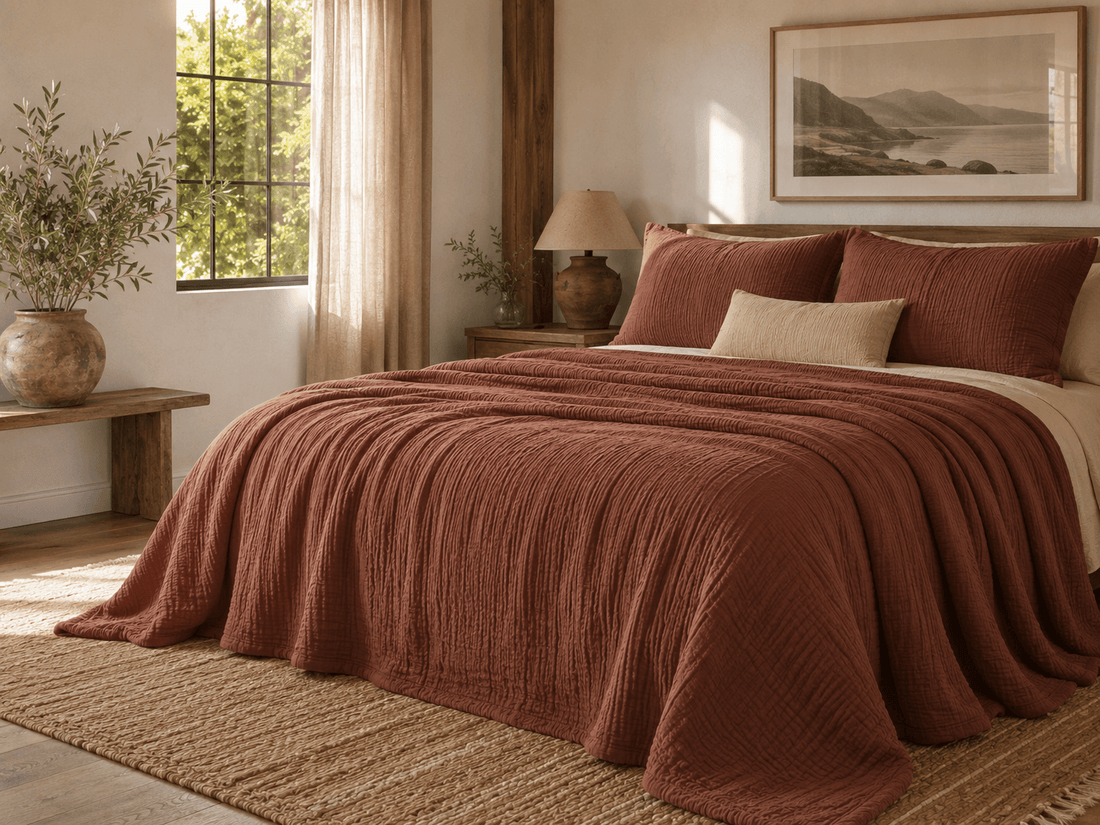 PRE-ORDER: Extra Warm 10-Layer Blanket — Aged Mahogany