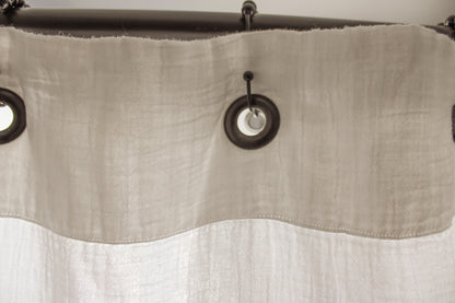 Muslin Shower Curtain
