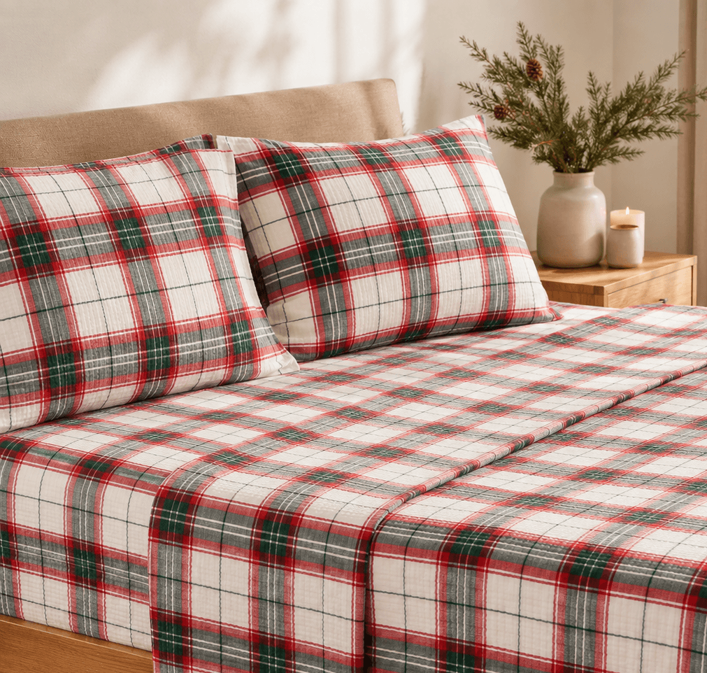 The 365 Sheet Set - Holiday Plaid