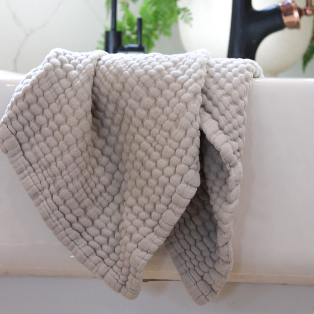 Essential Everything Towel - Grey, Sage, & Moss