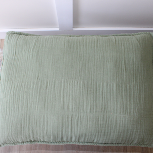 King 365 Muslin Cotton Pillow Shams (Set of 2)
