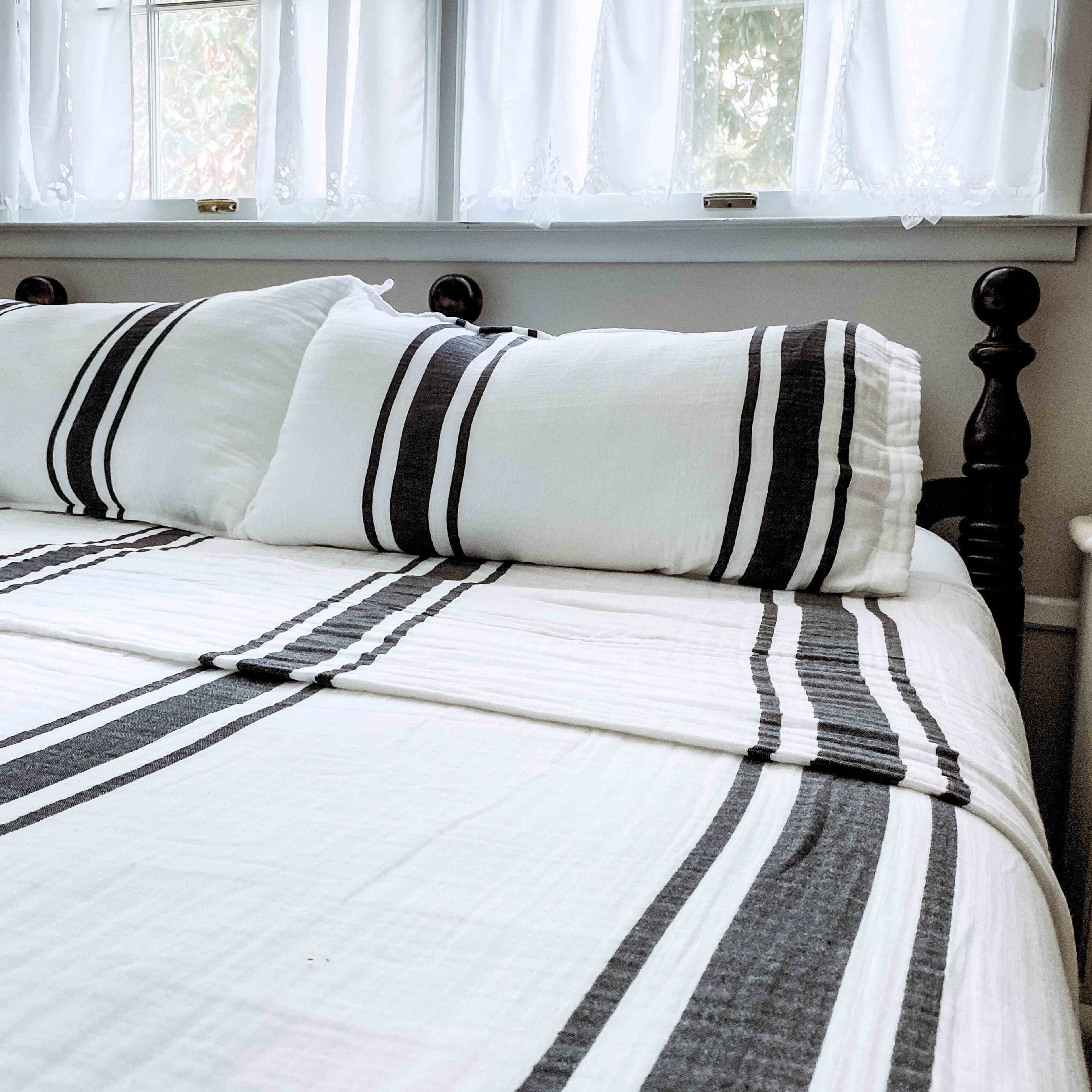 Goodbye King 365 Muslin Cotton Pillow Shams (Set of 2)