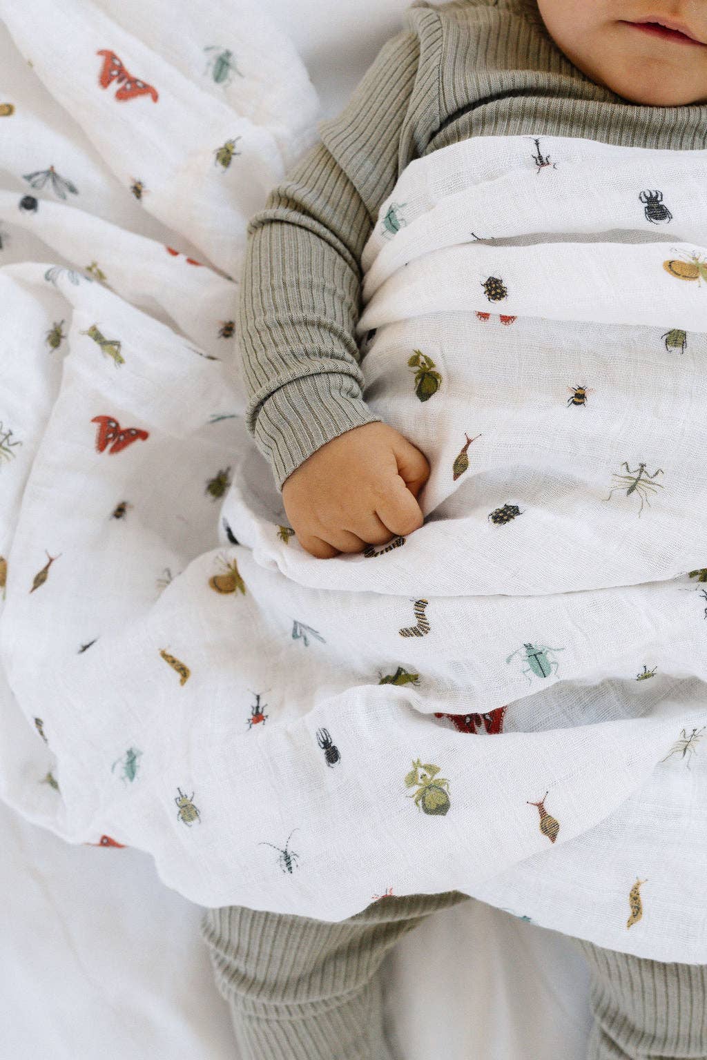 Cutie Crawlies Muslin Swaddle