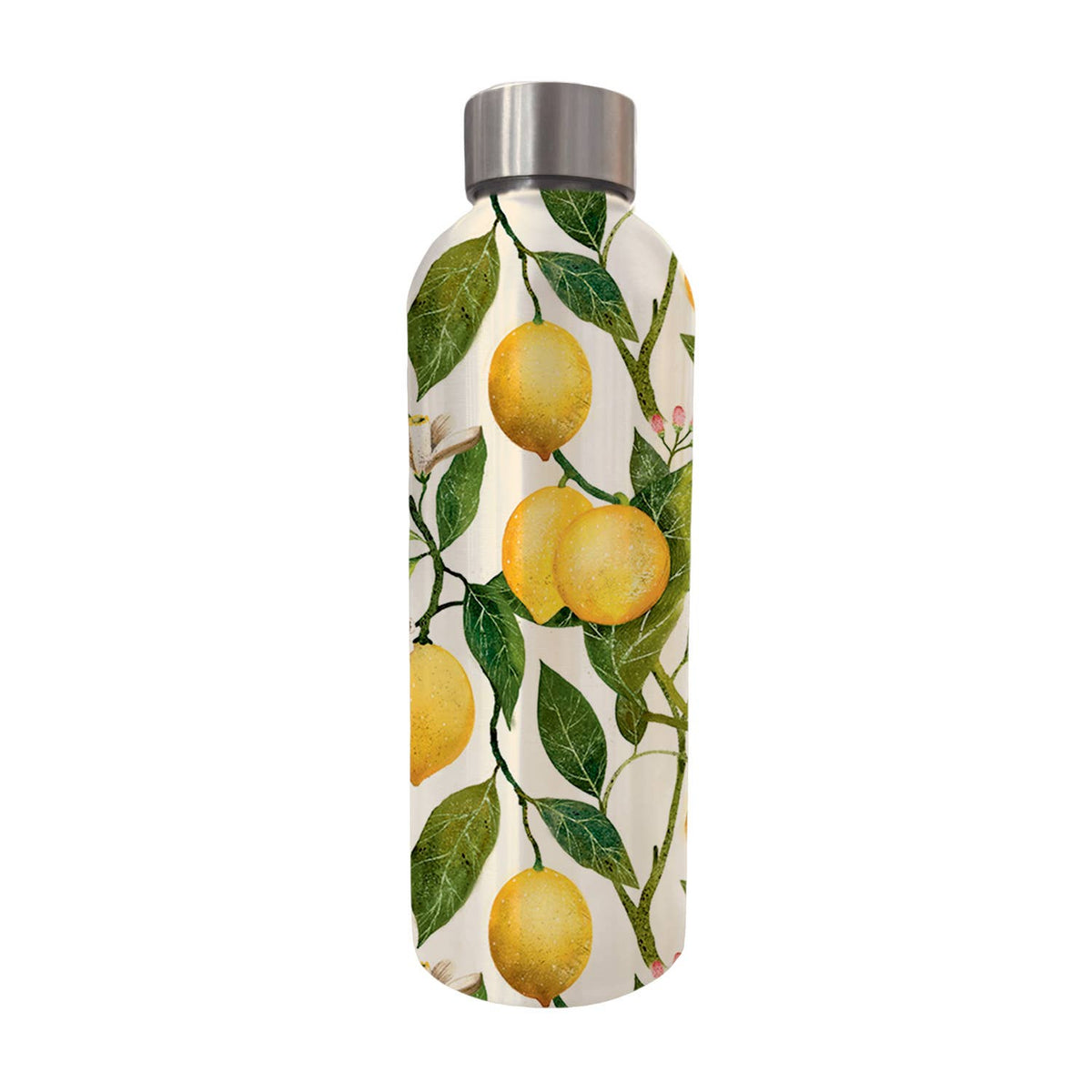 Stainless Steel 16 oz. Insulated Bottle - Lemons