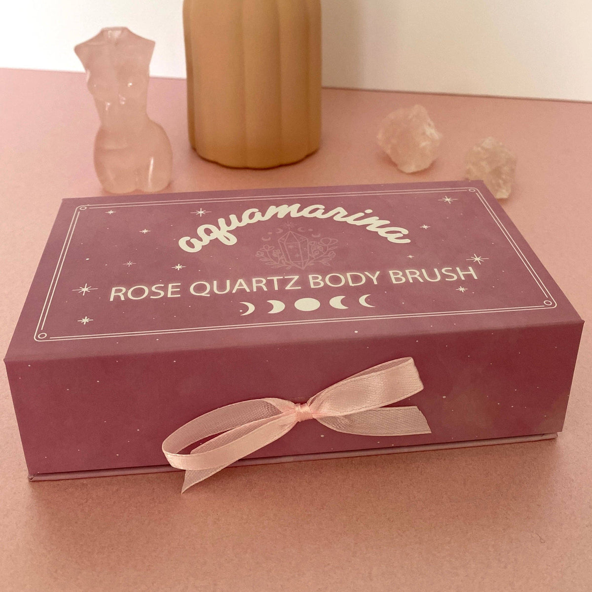 Rose Quartz Body Brush
