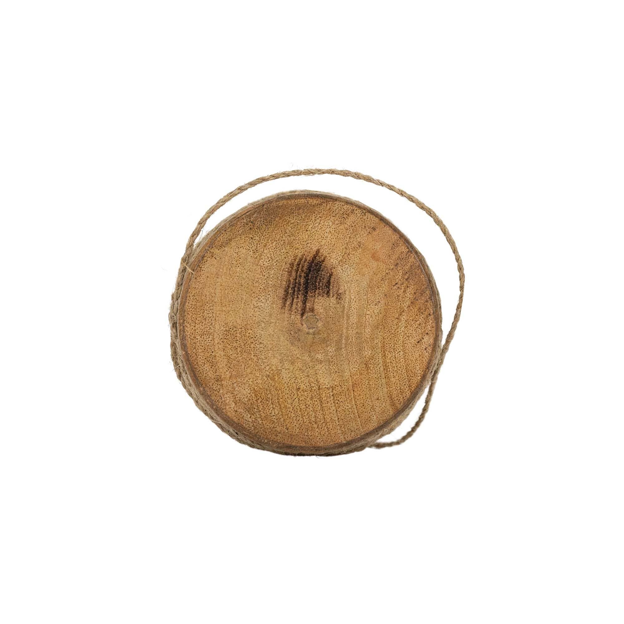Vintage Scissor Wood & Jute Spool Set