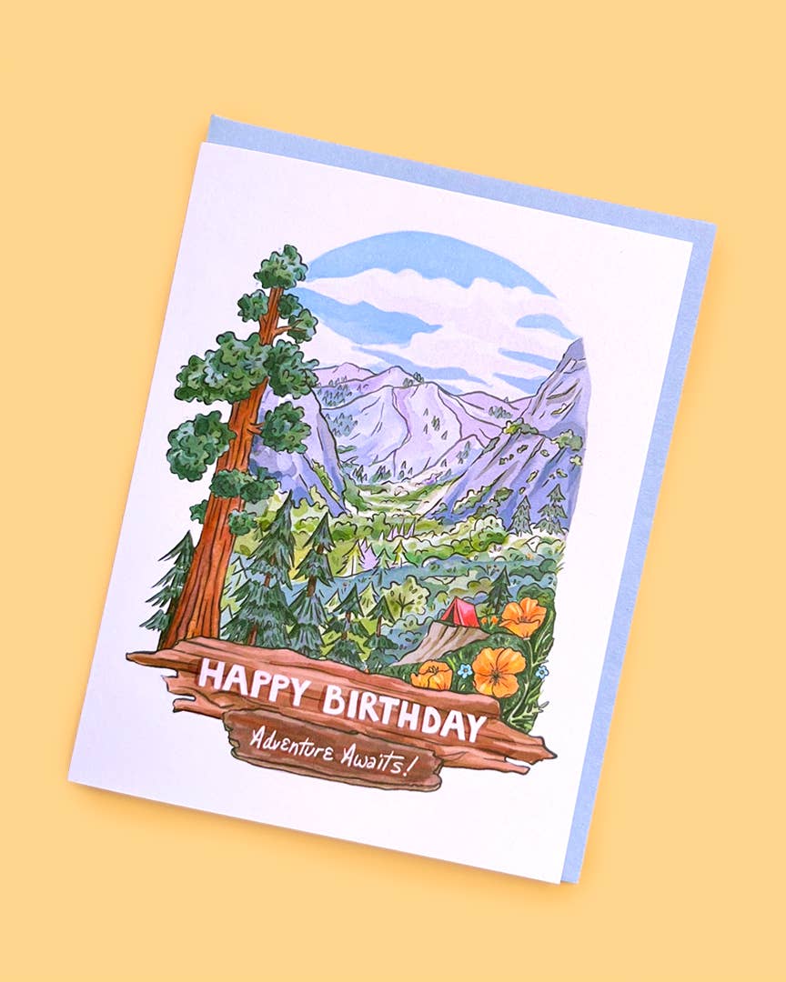 Happy Birthday Wilderness Adventure Card
