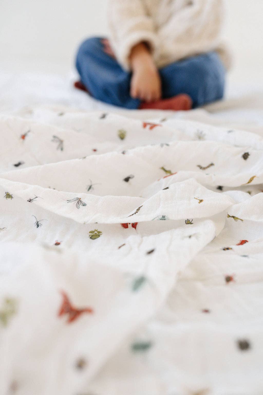 Cutie Crawlies Muslin Swaddle