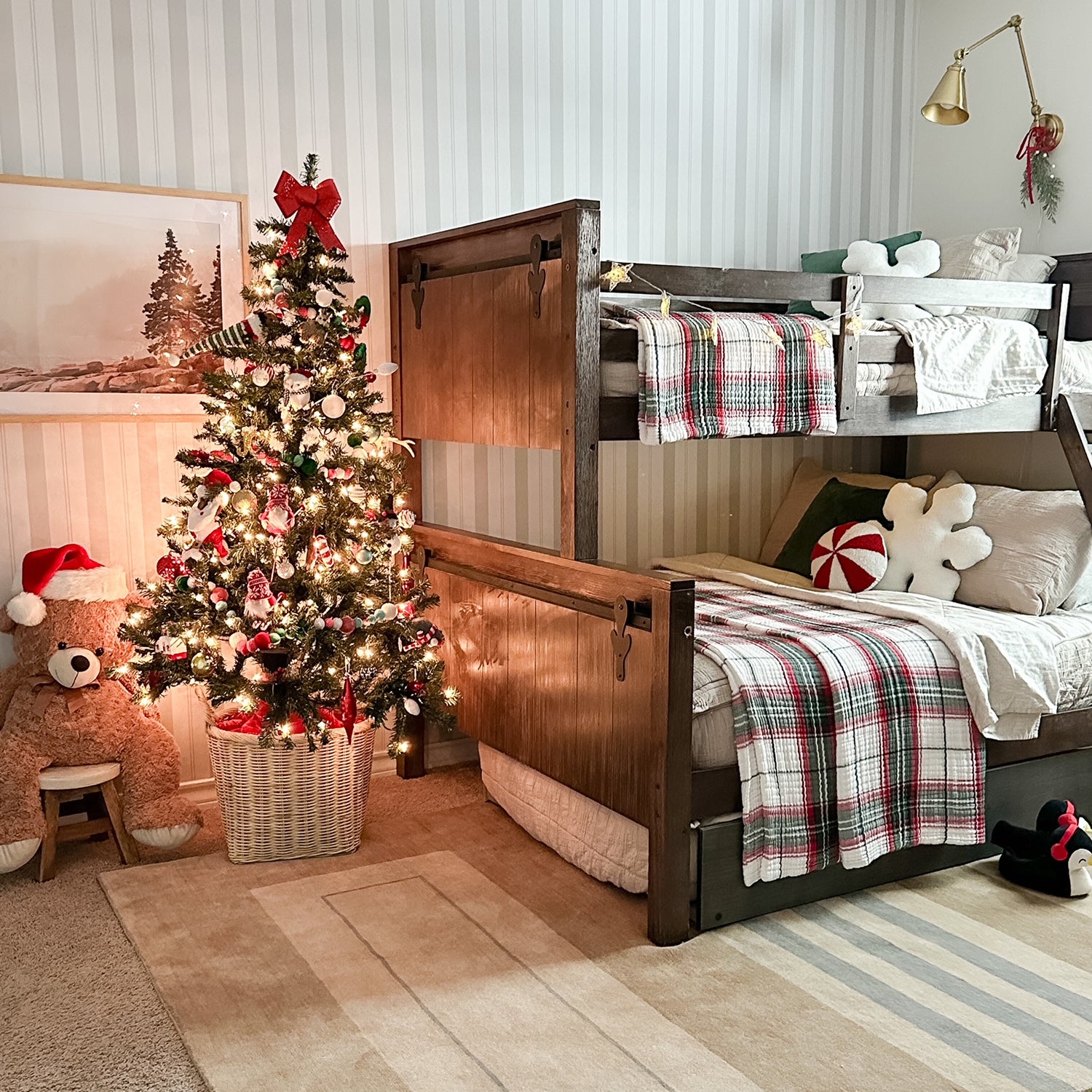 Muslin Cotton 365 Blanket™ In Holiday Plaid