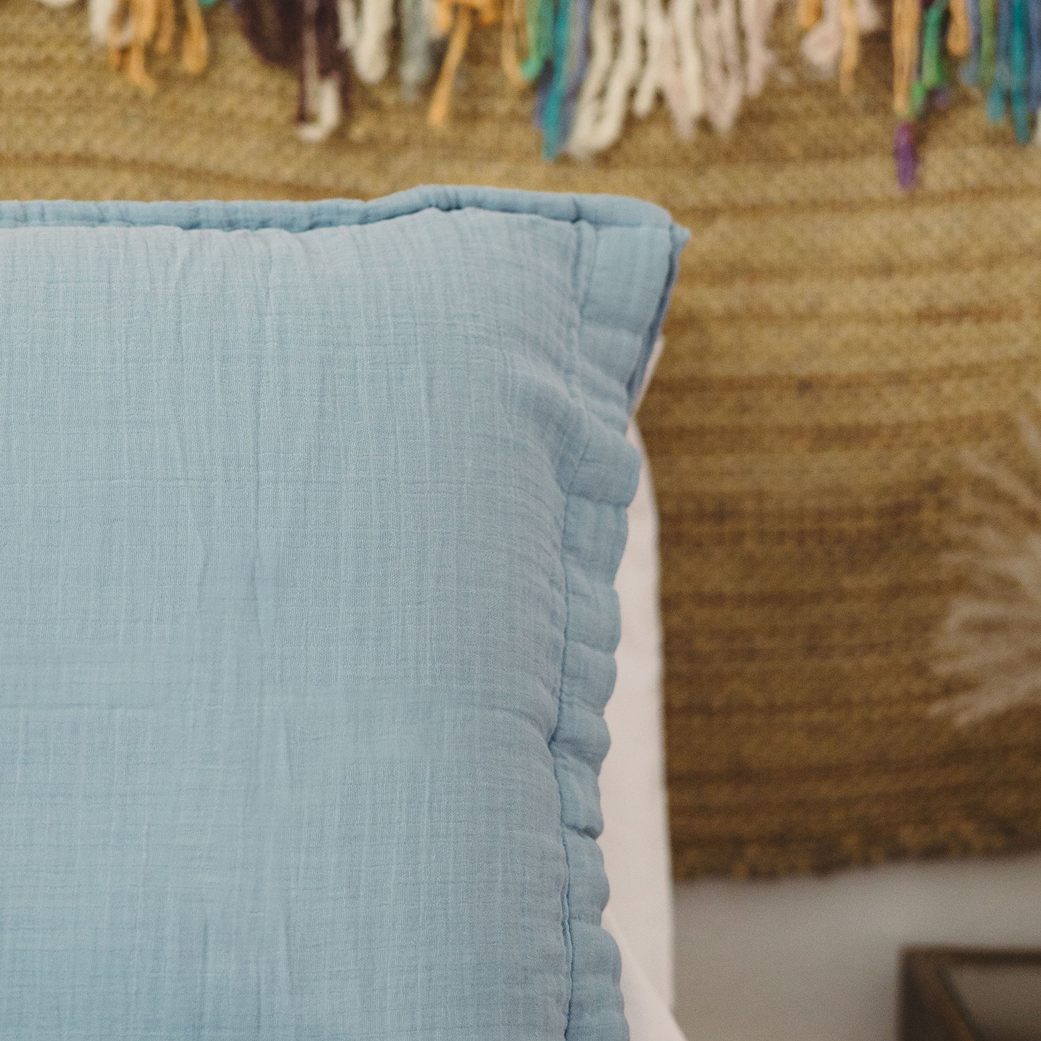 King Muslin Cotton Pillow Shams (Set of 2)