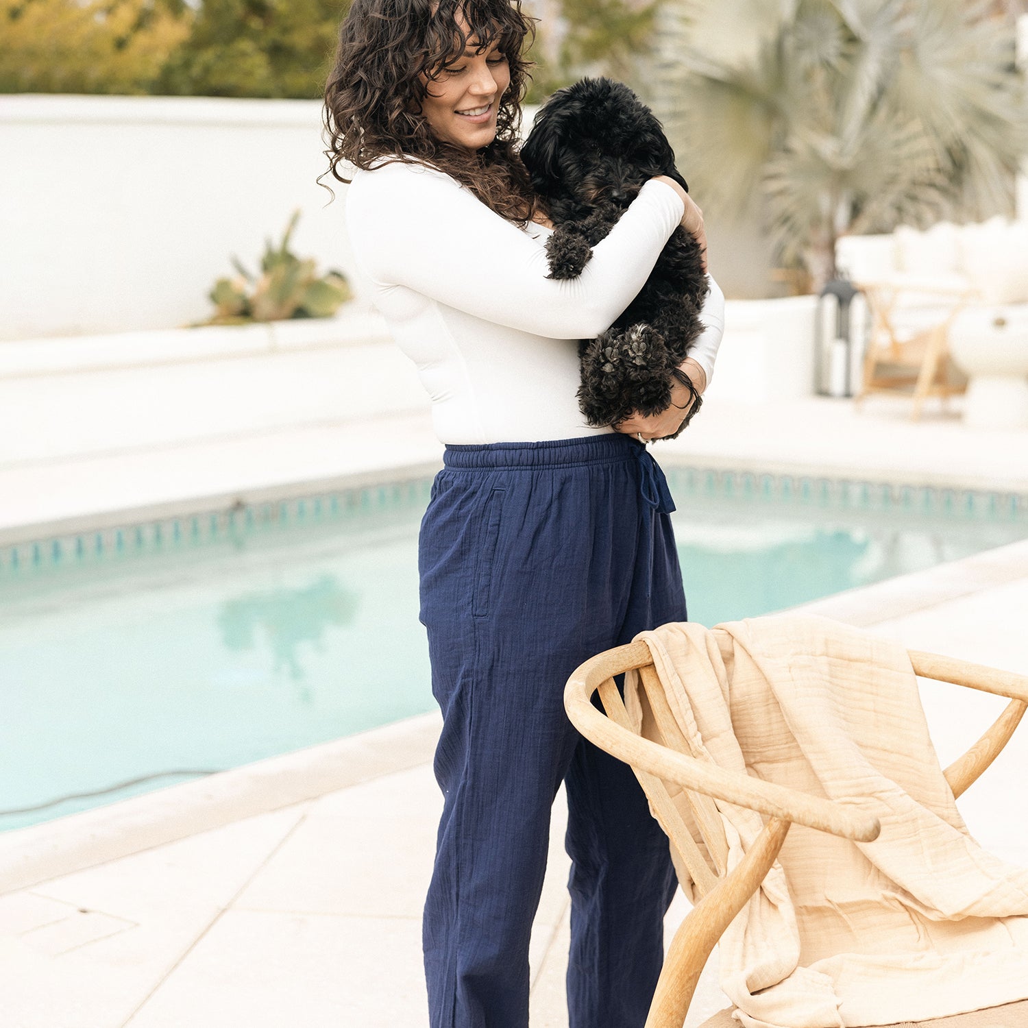 パンツ MUSLIN PANTS Unisex Muslin Cotton Breeze Pants – Muslin Comfort