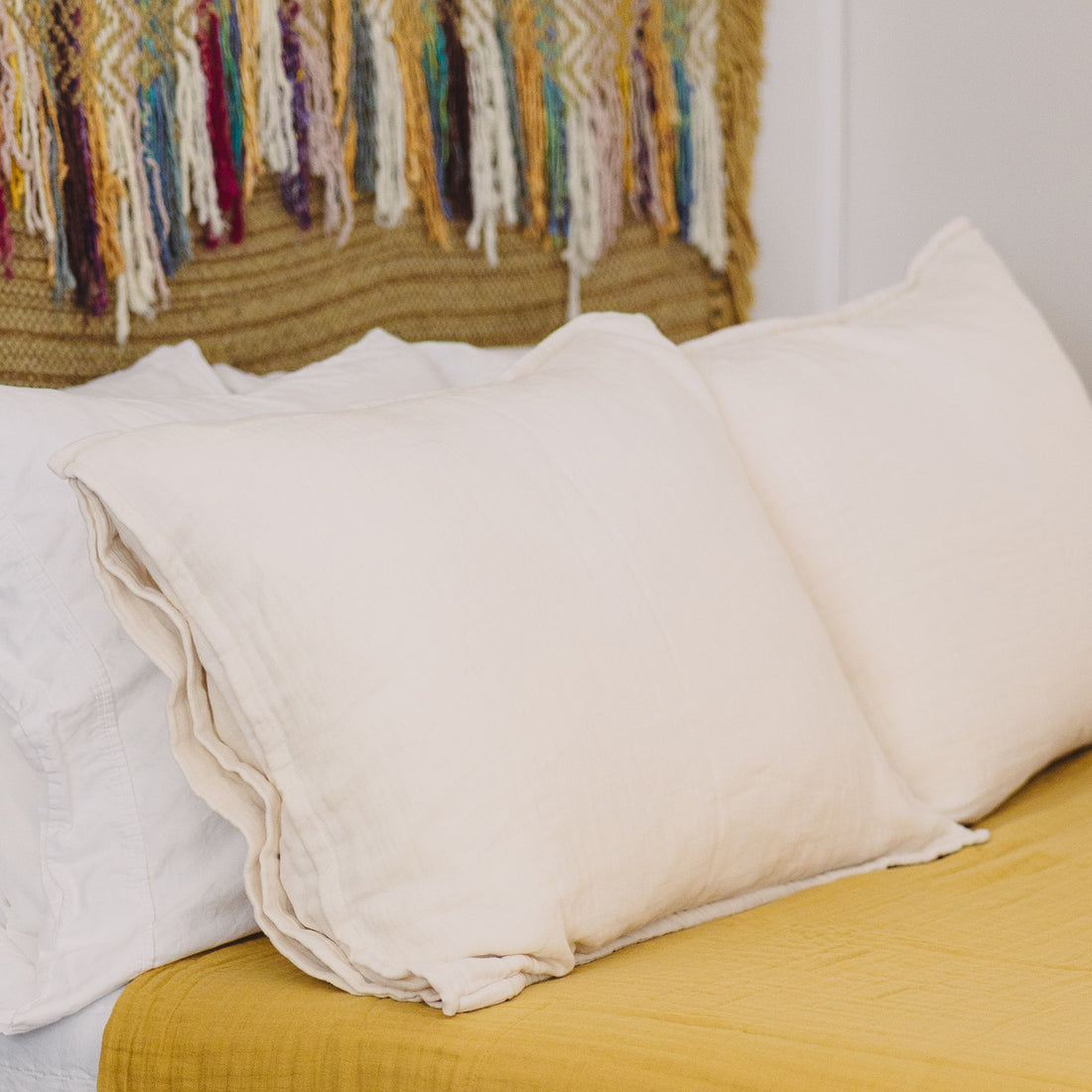 PRE-ORDER: Standard Pillow Shams (Set of 2) - Undyed