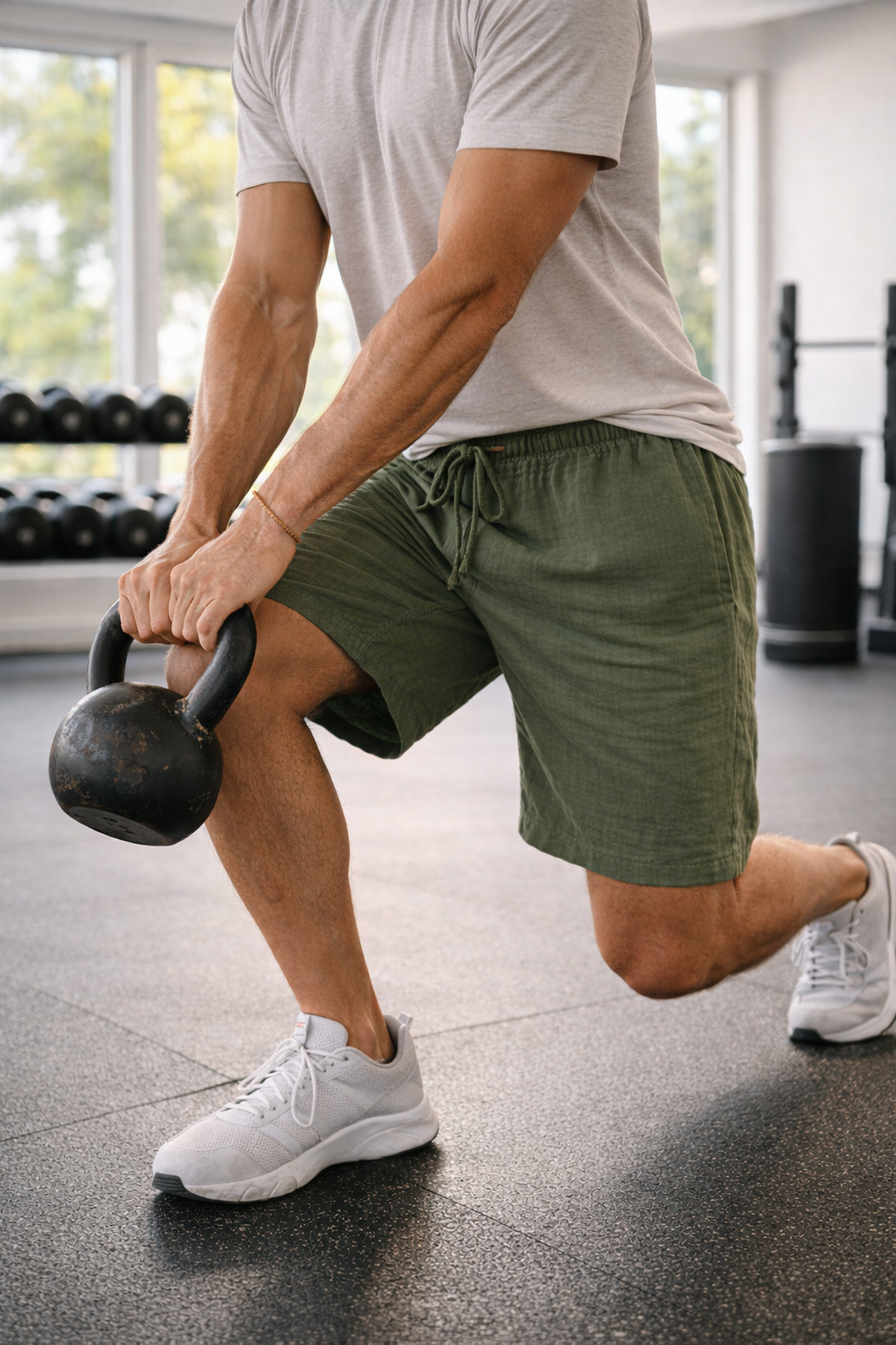 Unisex Muslin Cotton Breeze Shorts — Breathable, Relaxed Fit