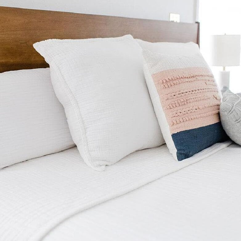 Pillow Shams (Set of 2) Arctic White Euro