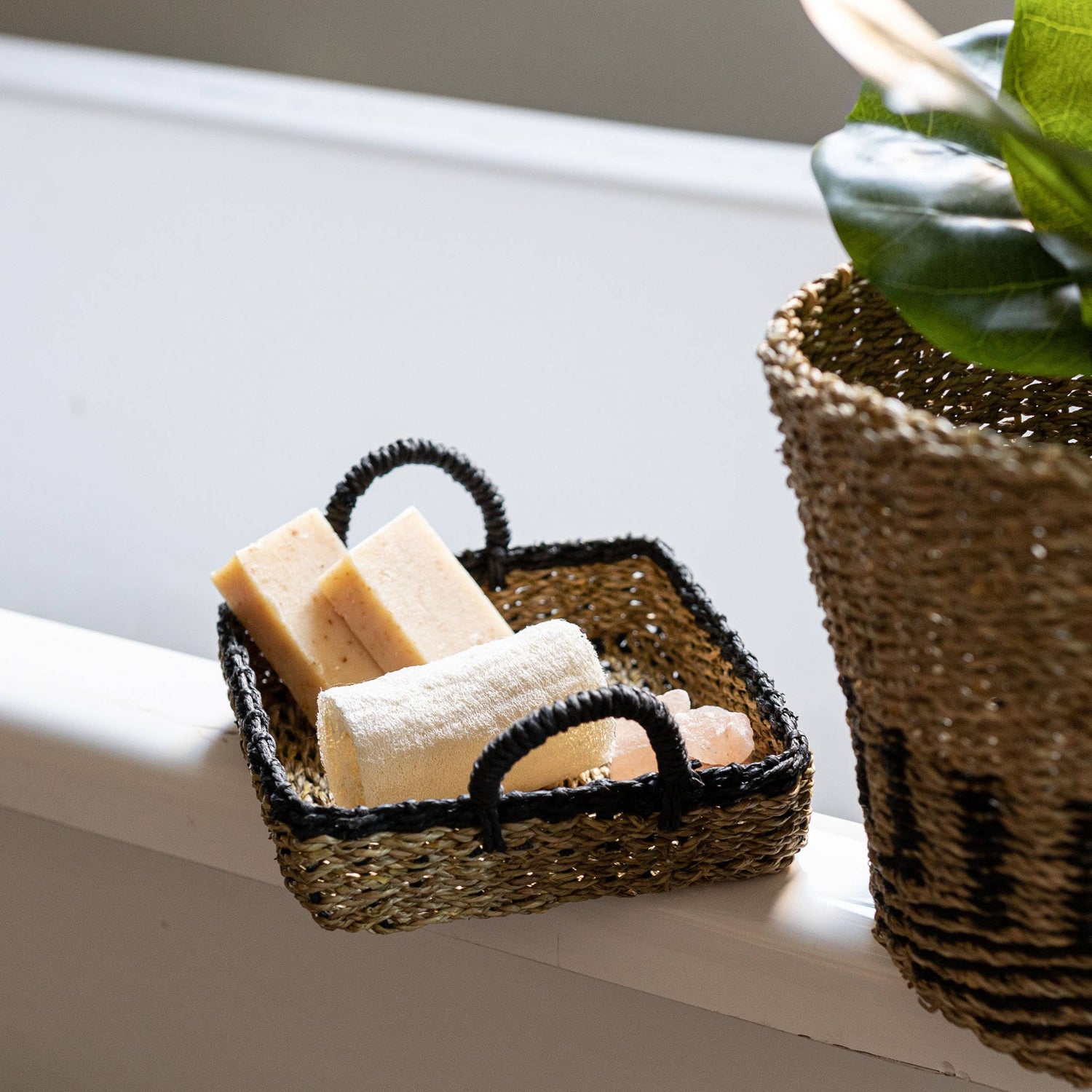 Artisan Seagrass Basket Tray