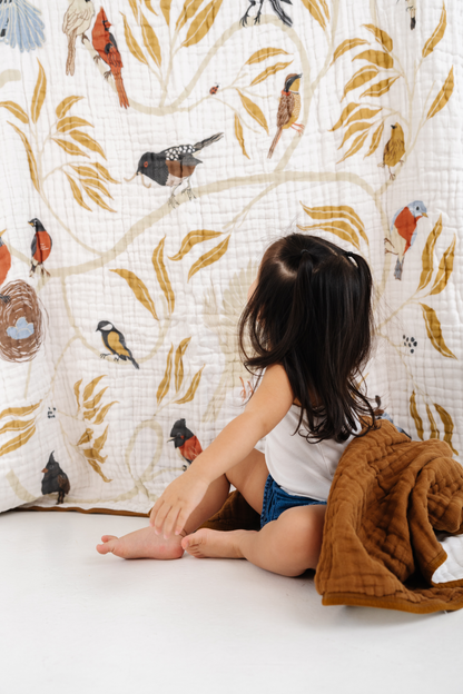 For the Birds Throw Blanket