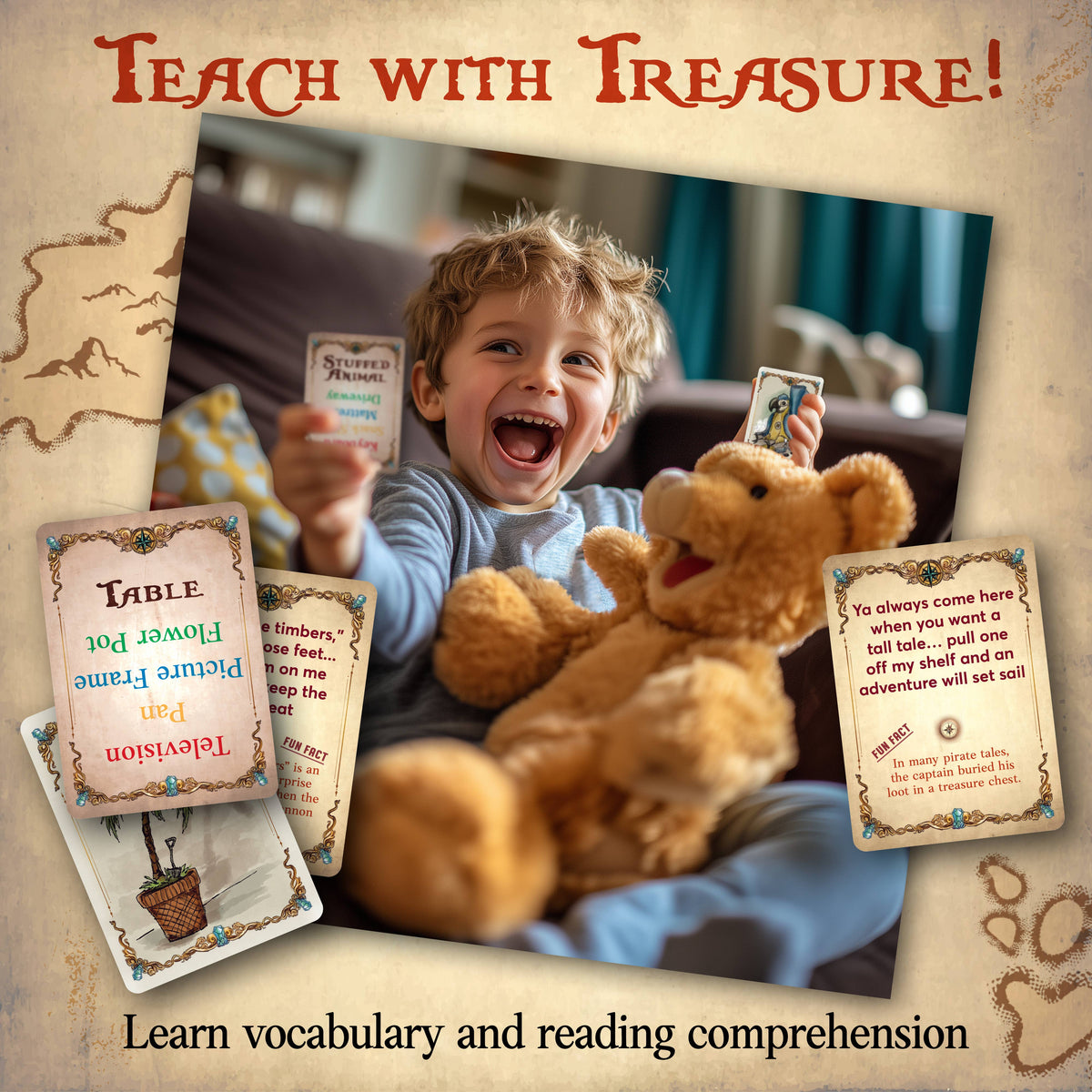 Word Treasures: Pirate-Themed Scavenger Hunts
