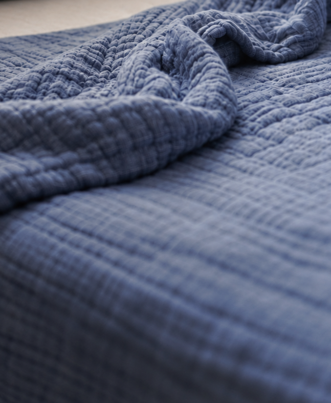 PRE-ORDER: Extra Warm Blanket — Chambray