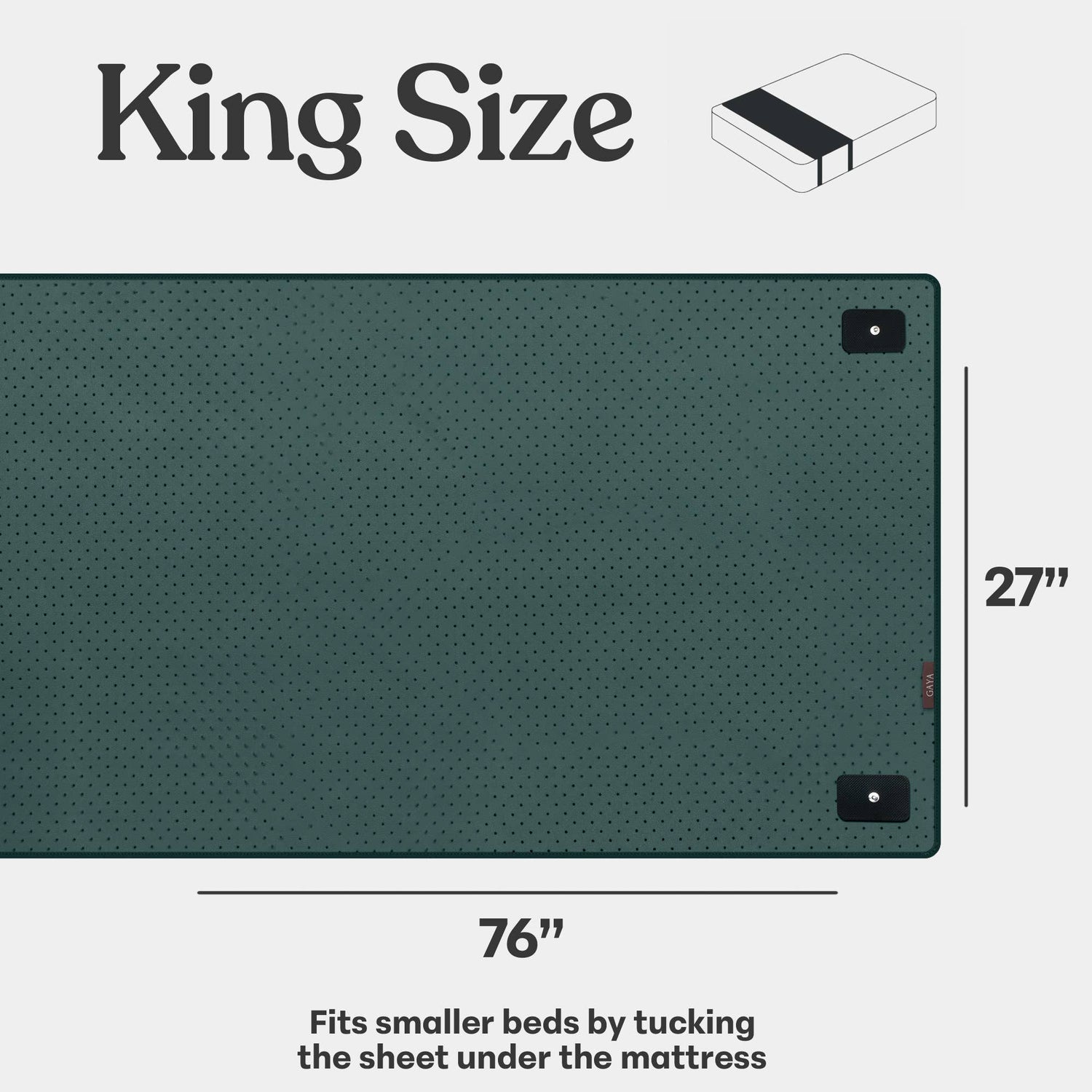 Gaya Grounding Mat for Bed – Better Sleep &amp; Inflammation