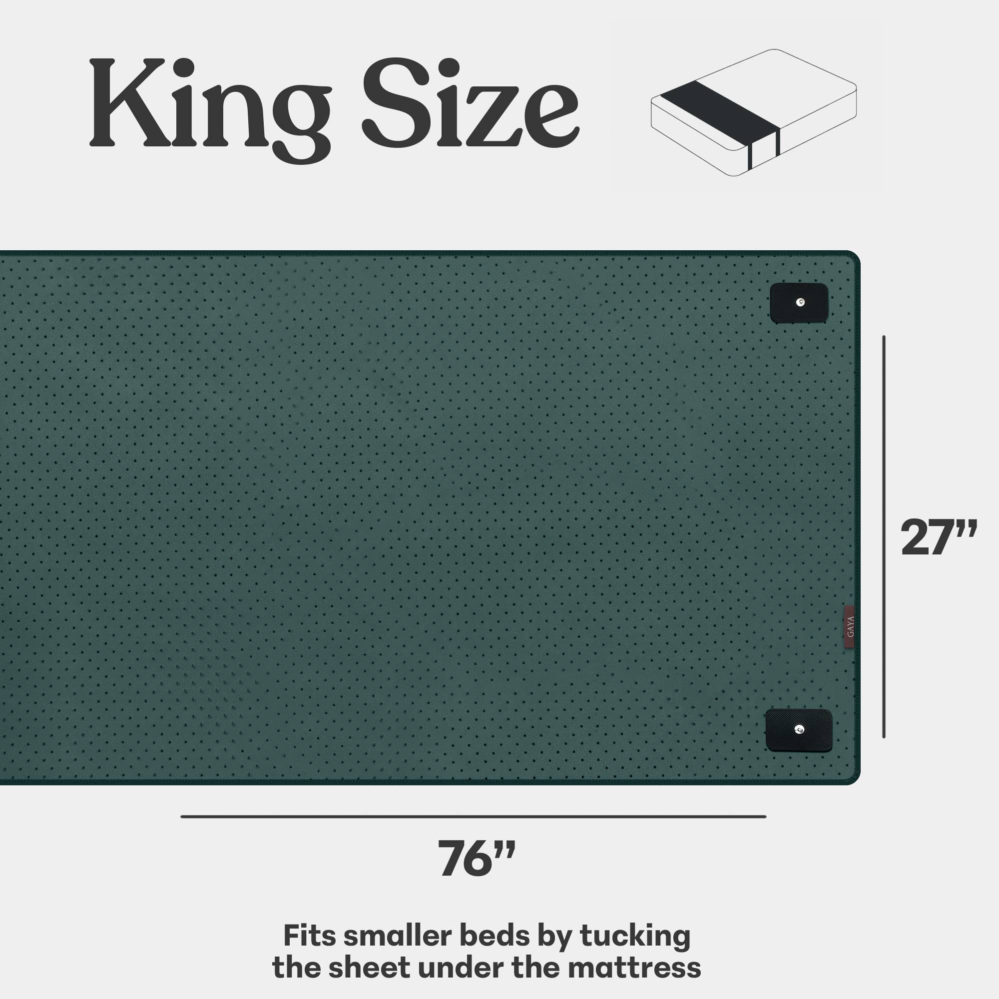 Gaya Grounding Mat for Bed – Better Sleep &amp; Inflammation