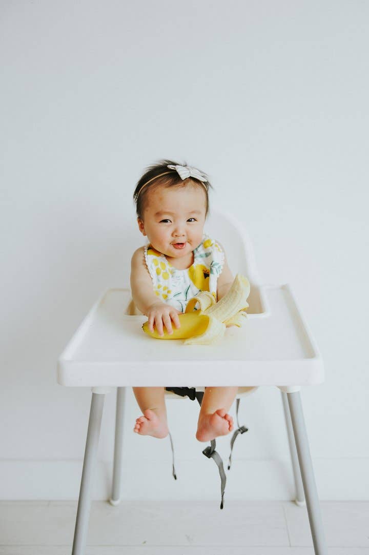 Blossoms Muslin Bib