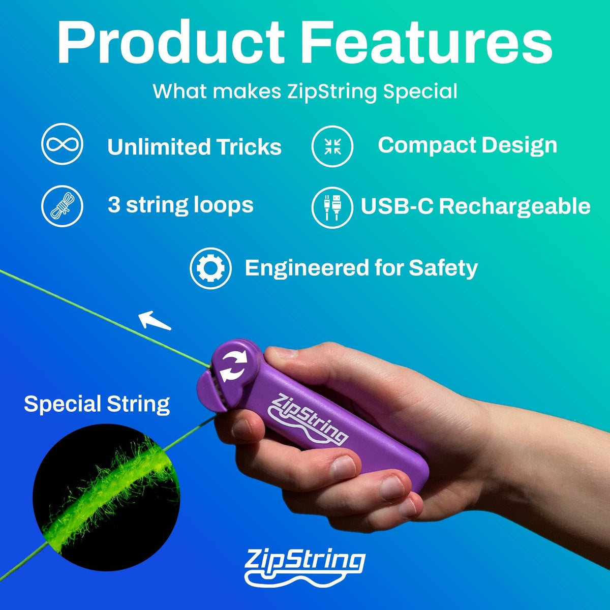 The Original ZipString Try Me Retail Box