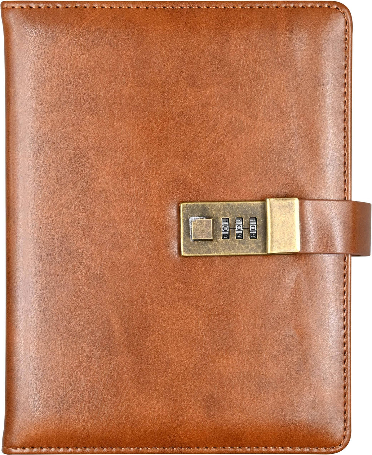 Brown Artisan Locking Journal