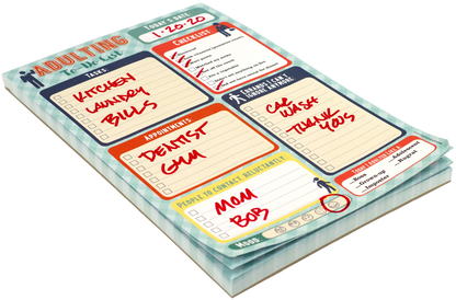 Adulting Note Pad