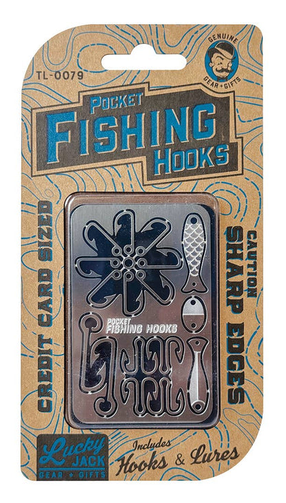 Fishing Hooks Adventure Card – Pocket Fishing Kit