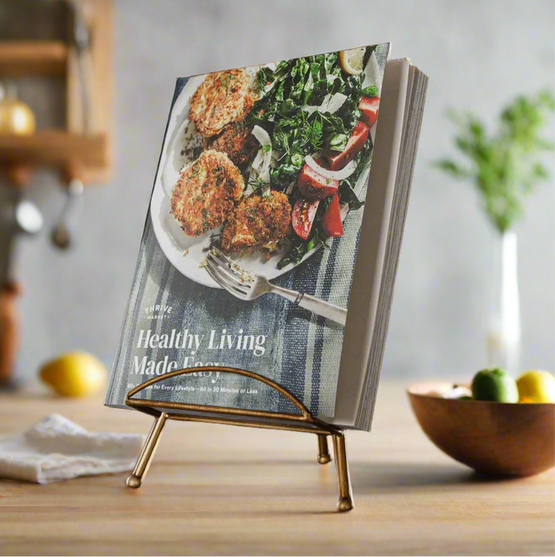 Brass Cookbook Holder Easel