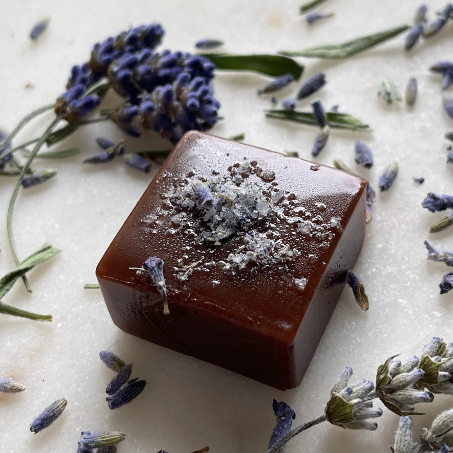 Lavender + Honey Caramels - Handmade &amp; All-Natural