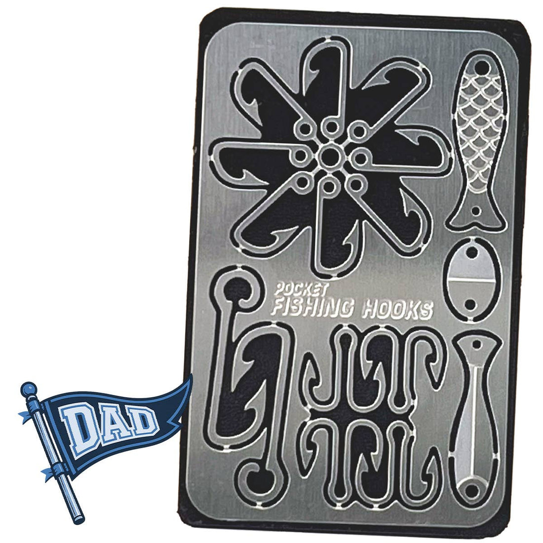 Fishing Hooks Adventure Card – Pocket Fishing Kit