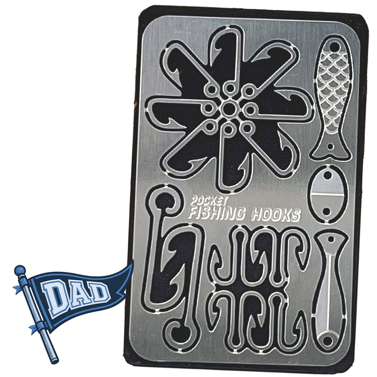 Fishing Hooks Adventure Card – Pocket Fishing Kit