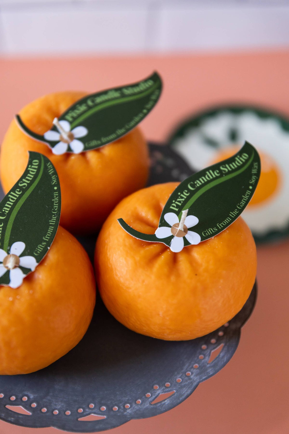 Tangerine Fruit Candle