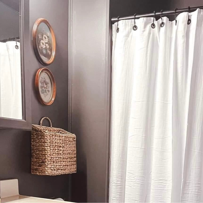 Muslin Shower Curtain