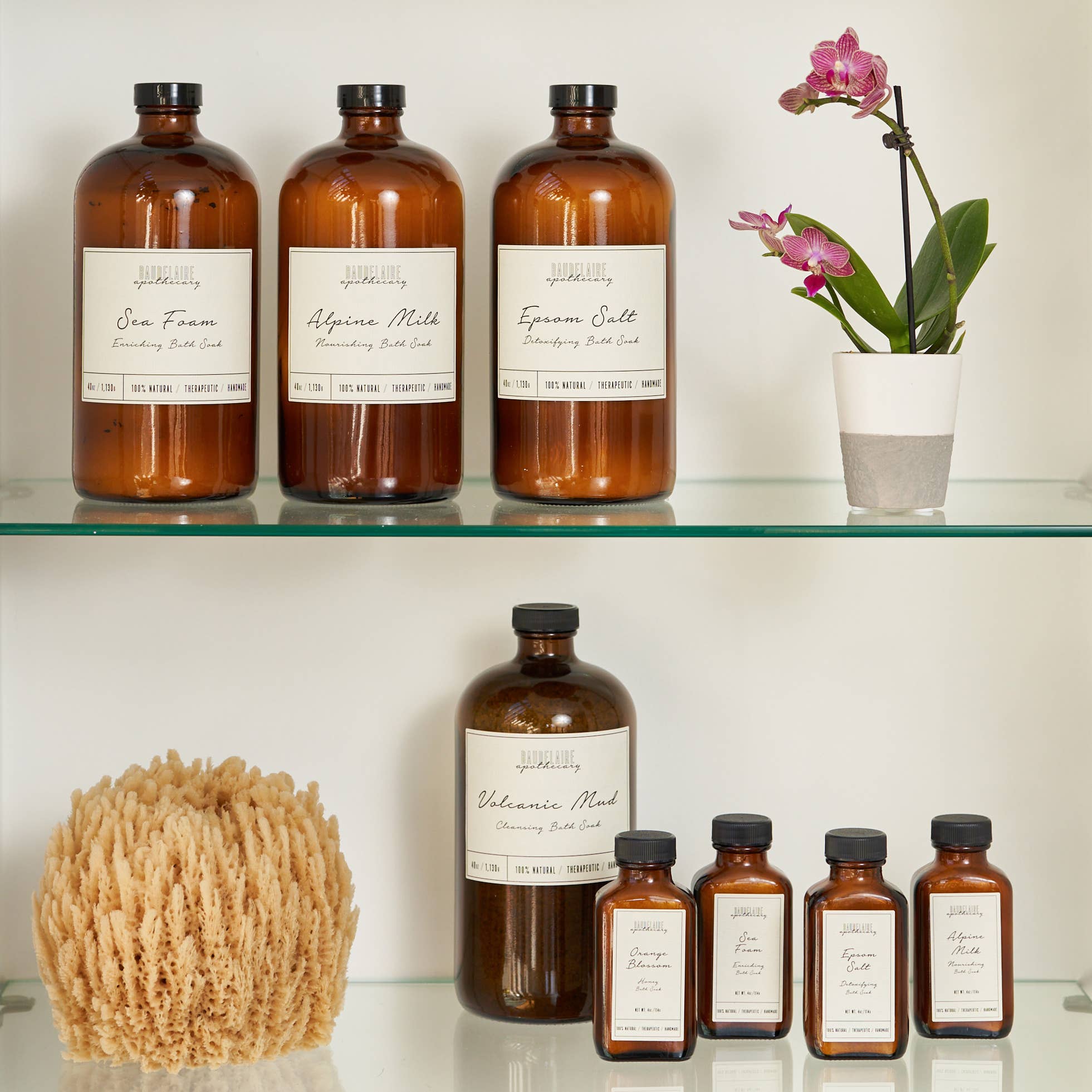 Healing All-Natural Bath Soaks (Set of 6)