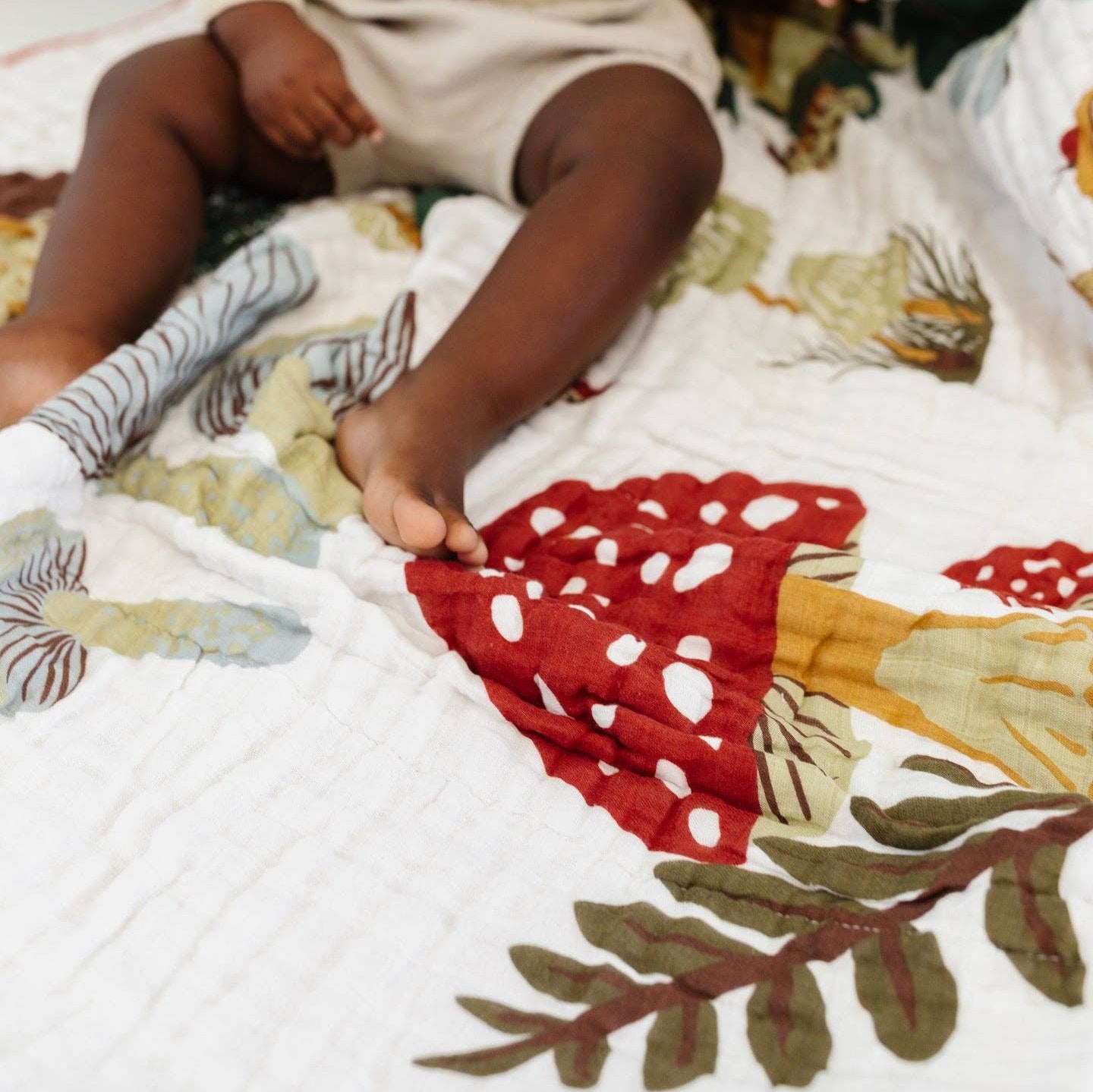 Mushroom Collectors Throw Blanket