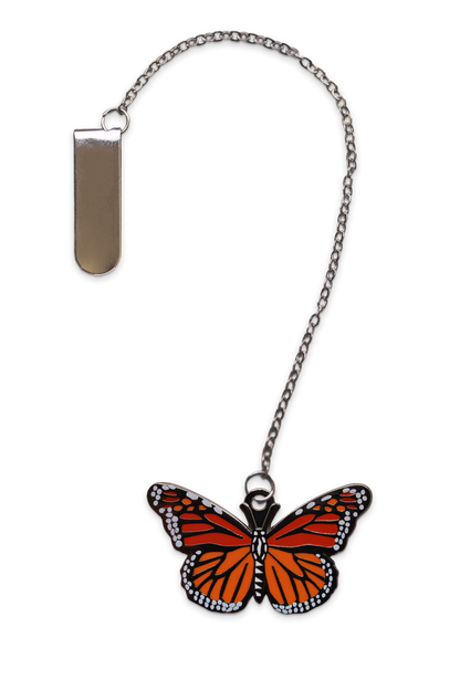 Monarch Butterfly Enamel Bookmark