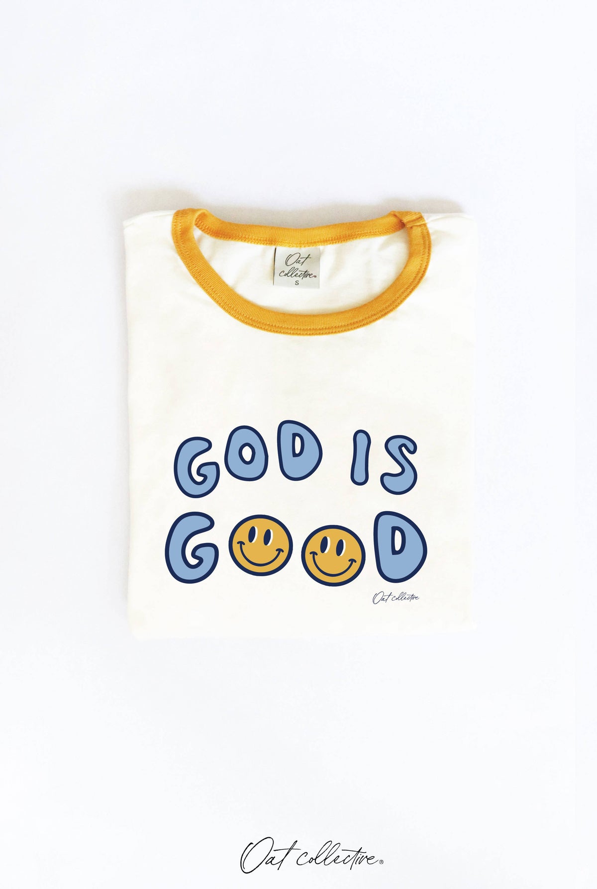 GOD IS GOOD Ringer Graphic T-Shirt