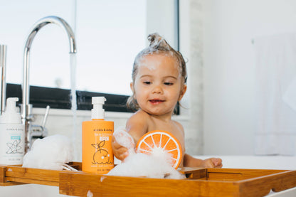 All-Natural Tangerine Shampoo, Body Wash &amp; Bubbles