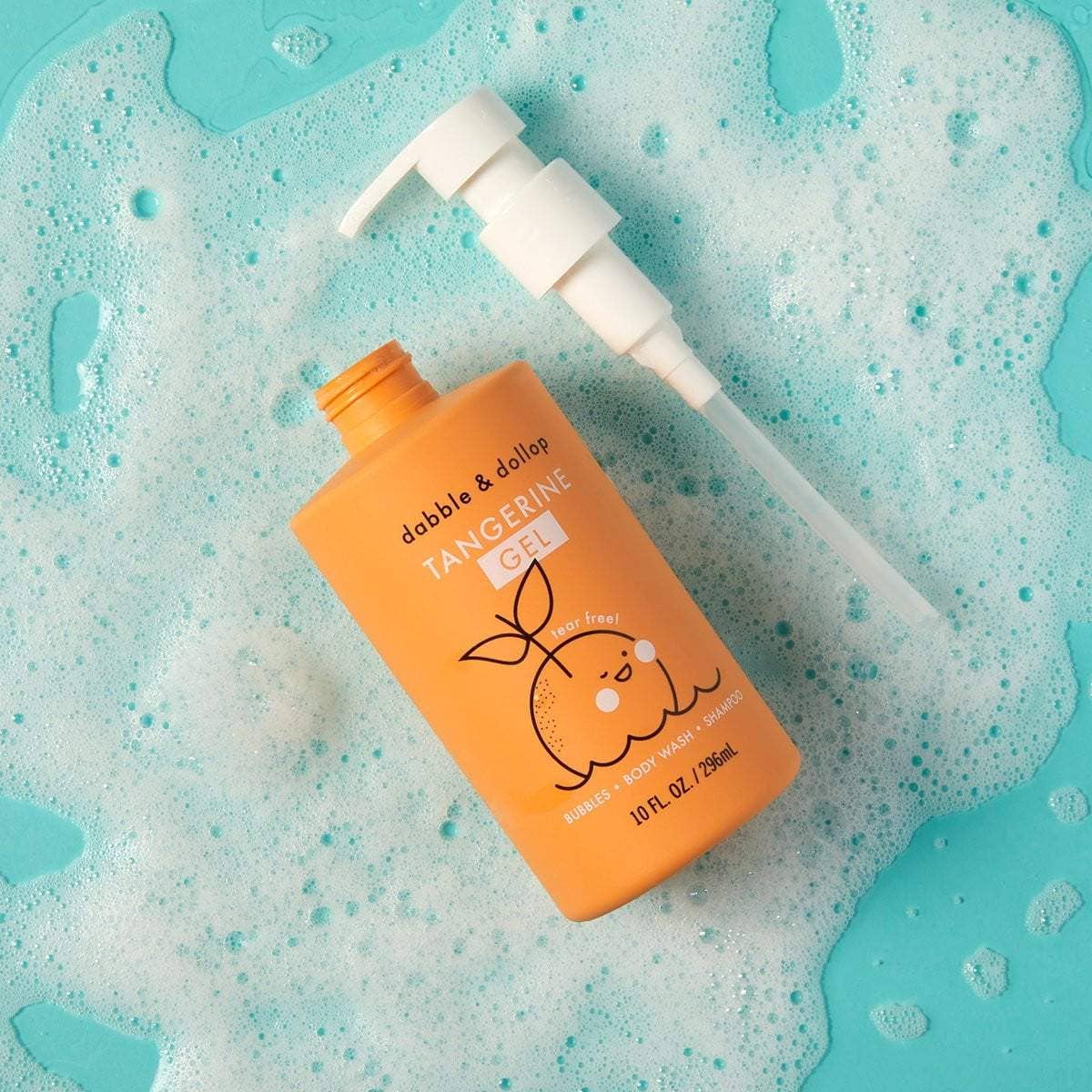 All-Natural Tangerine Shampoo, Body Wash &amp; Bubbles