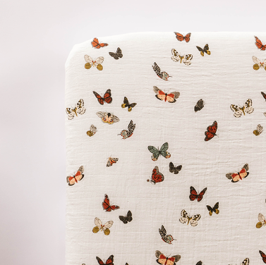 Butterfly Collector Crib Bottom Sheet